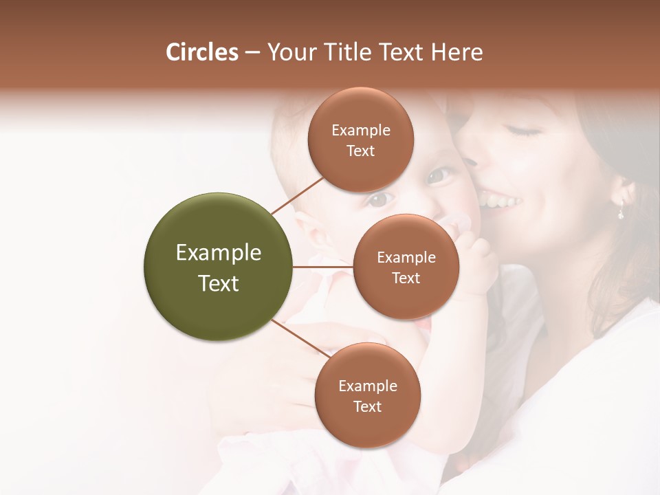 Isolated Portrait Kiss PowerPoint Template