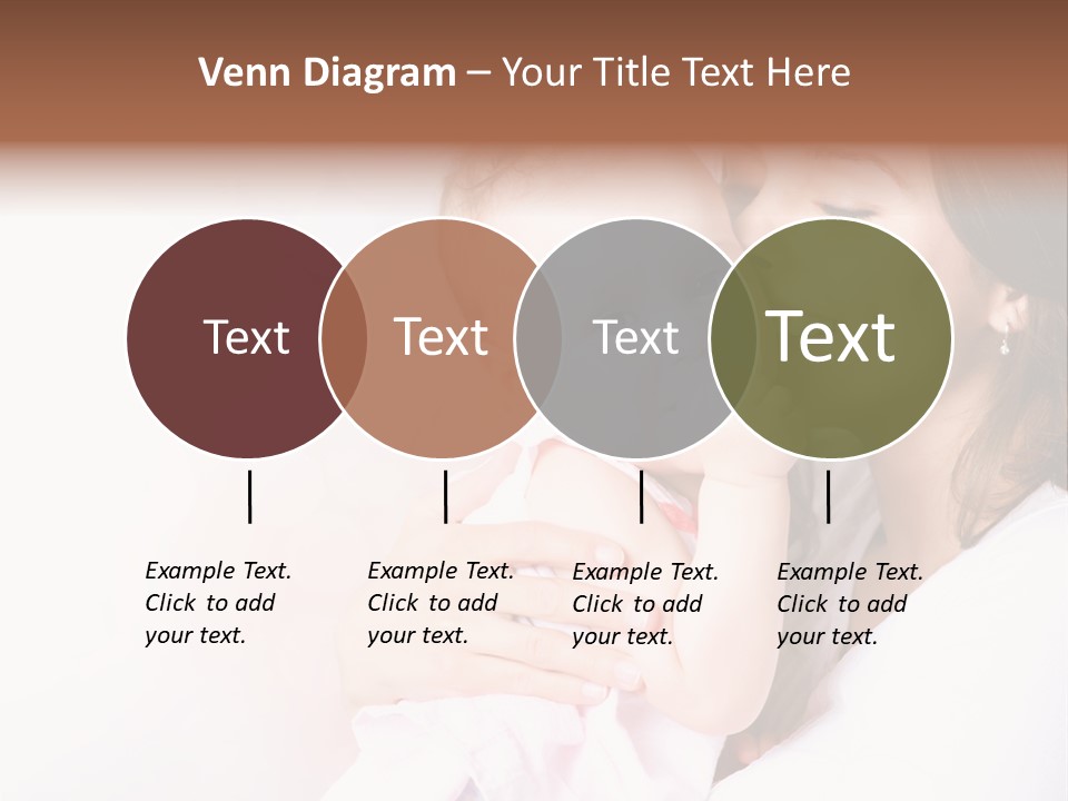 Isolated Portrait Kiss PowerPoint Template