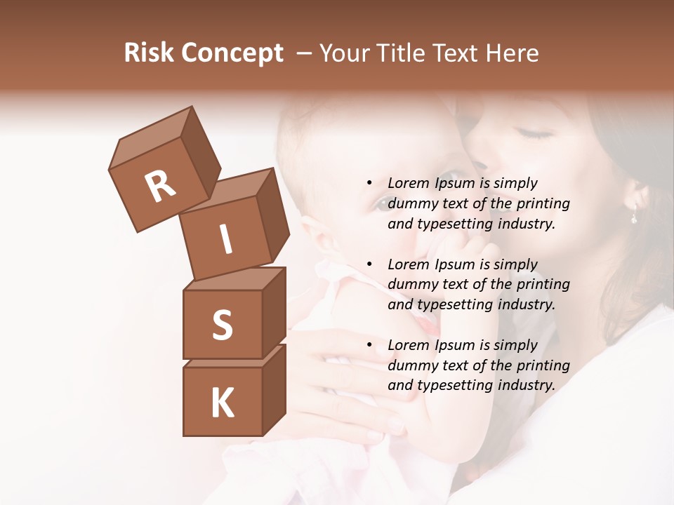 Isolated Portrait Kiss PowerPoint Template