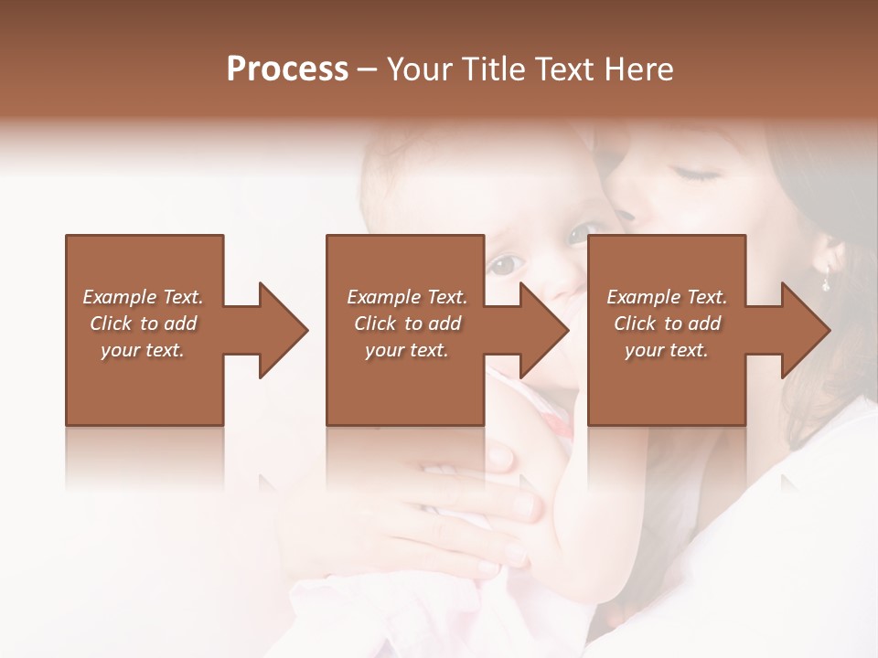 Isolated Portrait Kiss PowerPoint Template