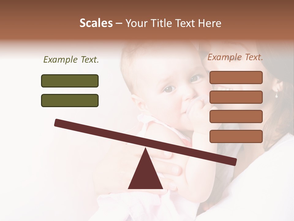 Isolated Portrait Kiss PowerPoint Template