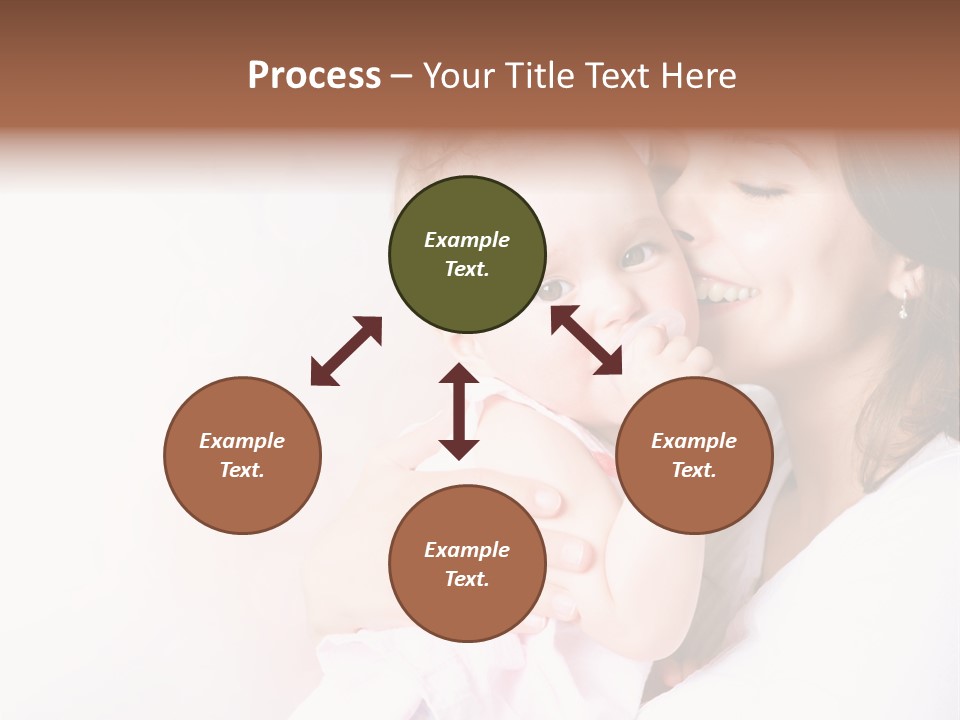 Isolated Portrait Kiss PowerPoint Template