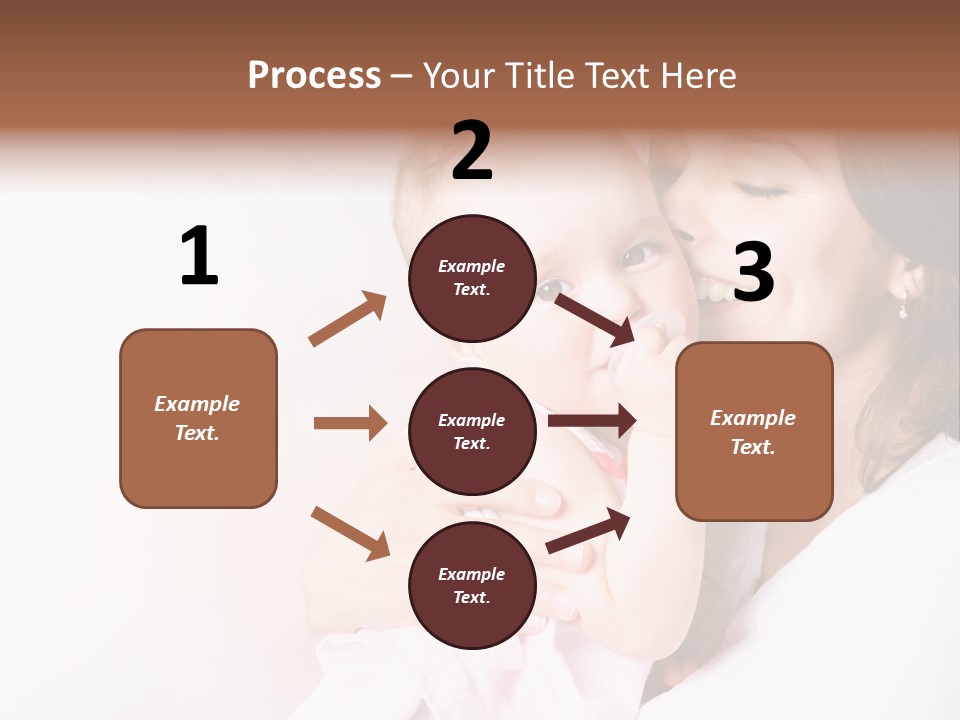 Isolated Portrait Kiss PowerPoint Template