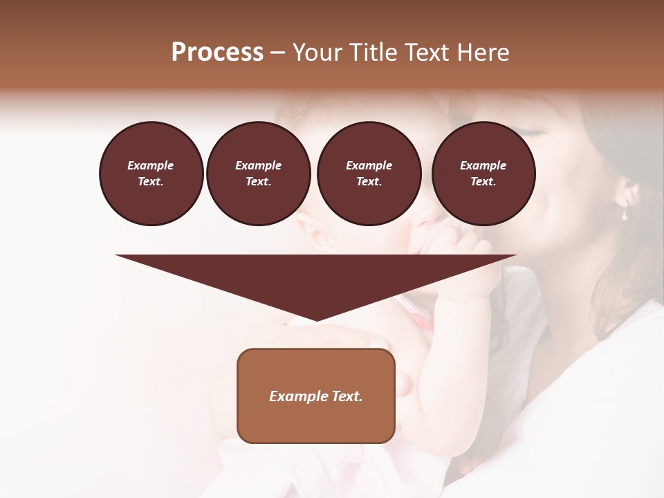 Isolated Portrait Kiss PowerPoint Template