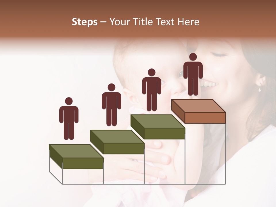 Isolated Portrait Kiss PowerPoint Template