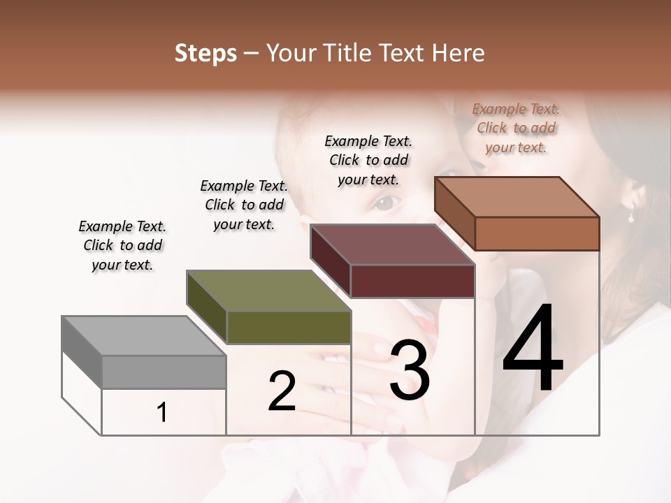 Isolated Portrait Kiss PowerPoint Template