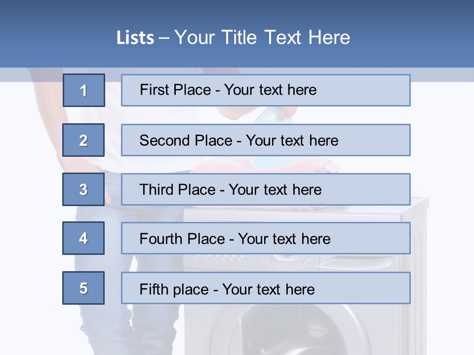 Background Dirty Clothes PowerPoint Template