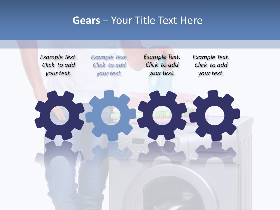 Background Dirty Clothes PowerPoint Template