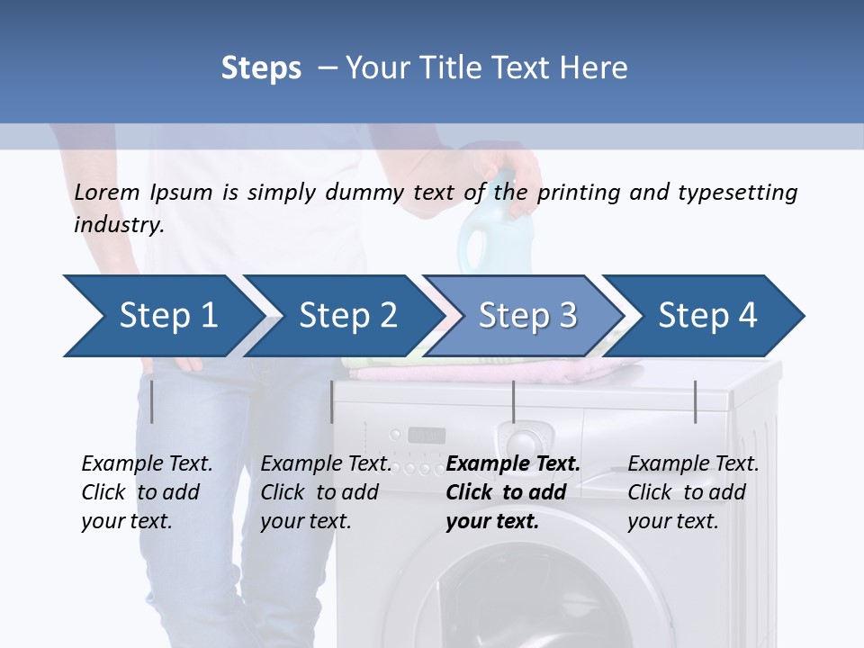 Background Dirty Clothes PowerPoint Template