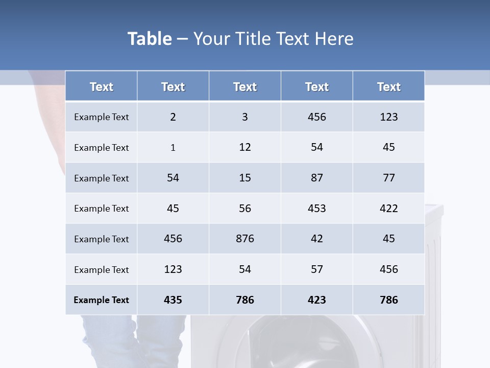 Background Dirty Clothes PowerPoint Template