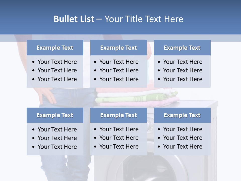 Background Dirty Clothes PowerPoint Template