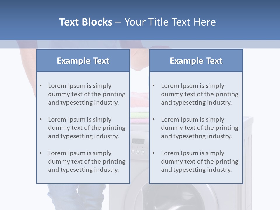 Background Dirty Clothes PowerPoint Template