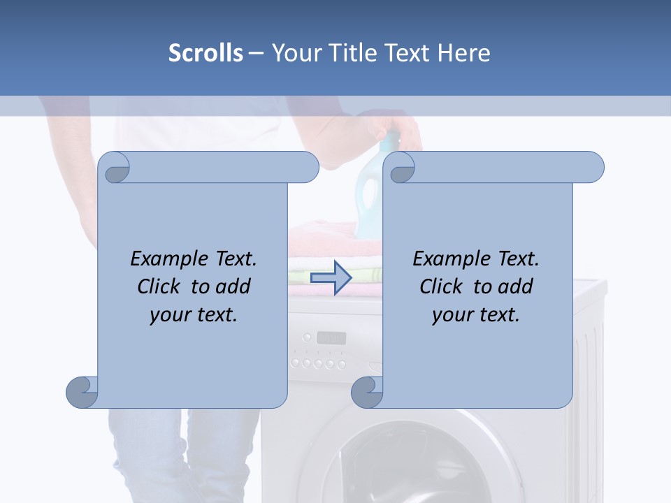 Background Dirty Clothes PowerPoint Template