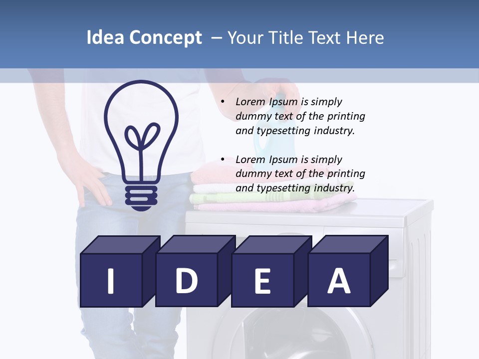 Background Dirty Clothes PowerPoint Template