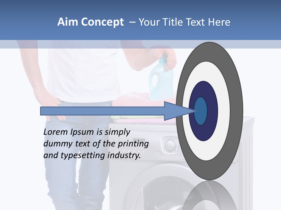 Background Dirty Clothes PowerPoint Template