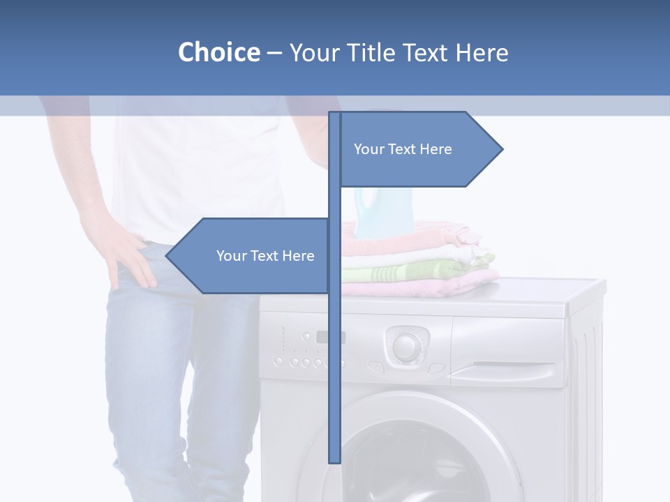 Background Dirty Clothes PowerPoint Template