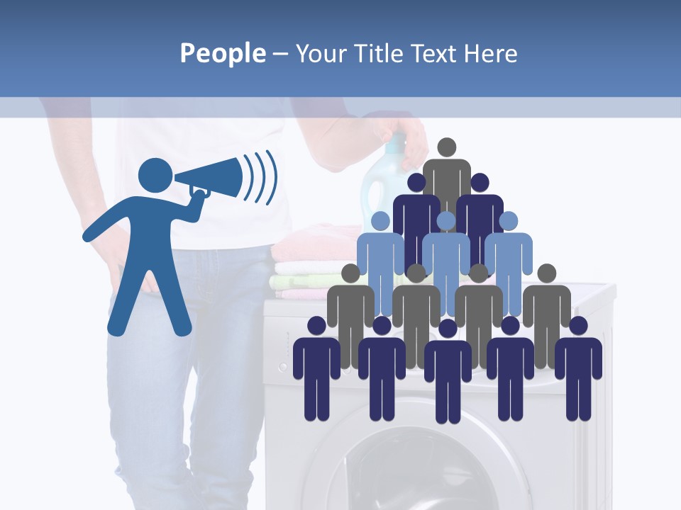 Background Dirty Clothes PowerPoint Template