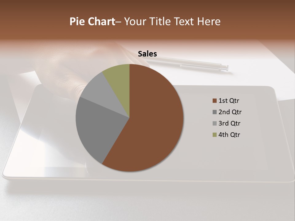 Data White Computer PowerPoint Template