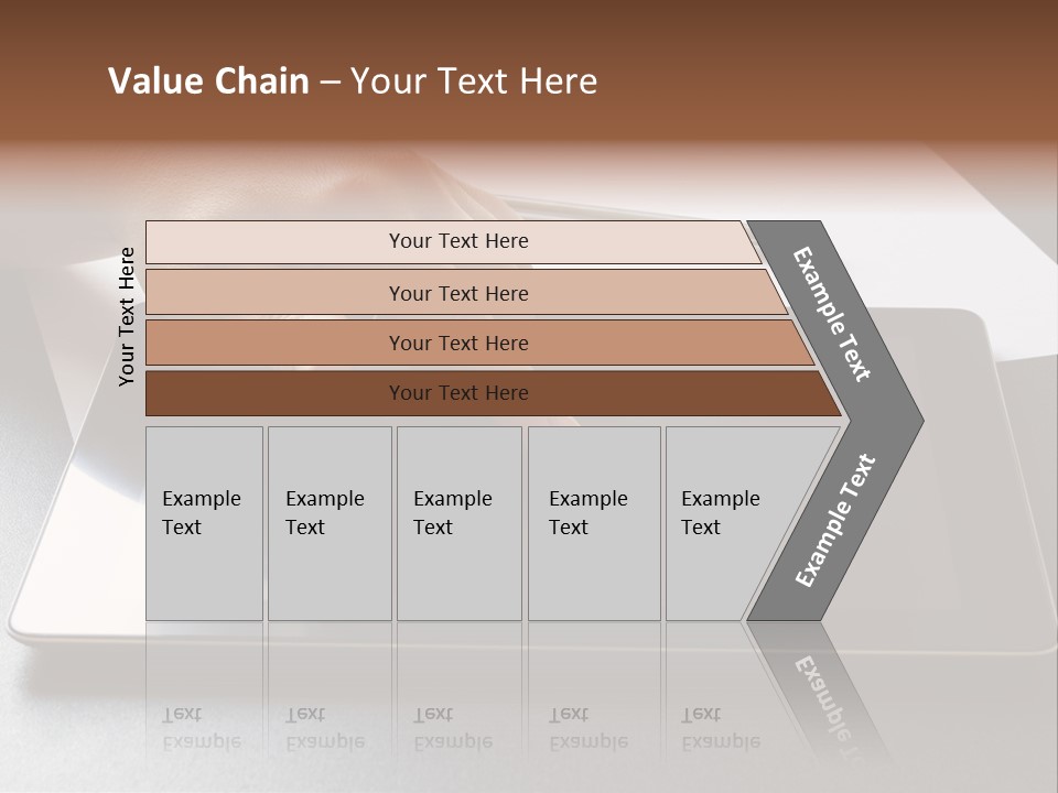 Data White Computer PowerPoint Template