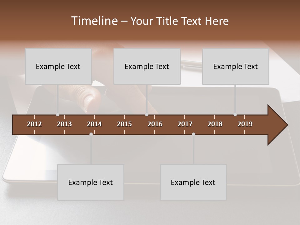 Data White Computer PowerPoint Template