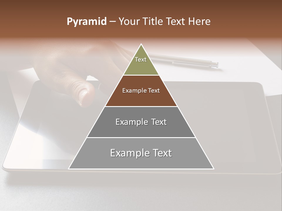 Data White Computer PowerPoint Template
