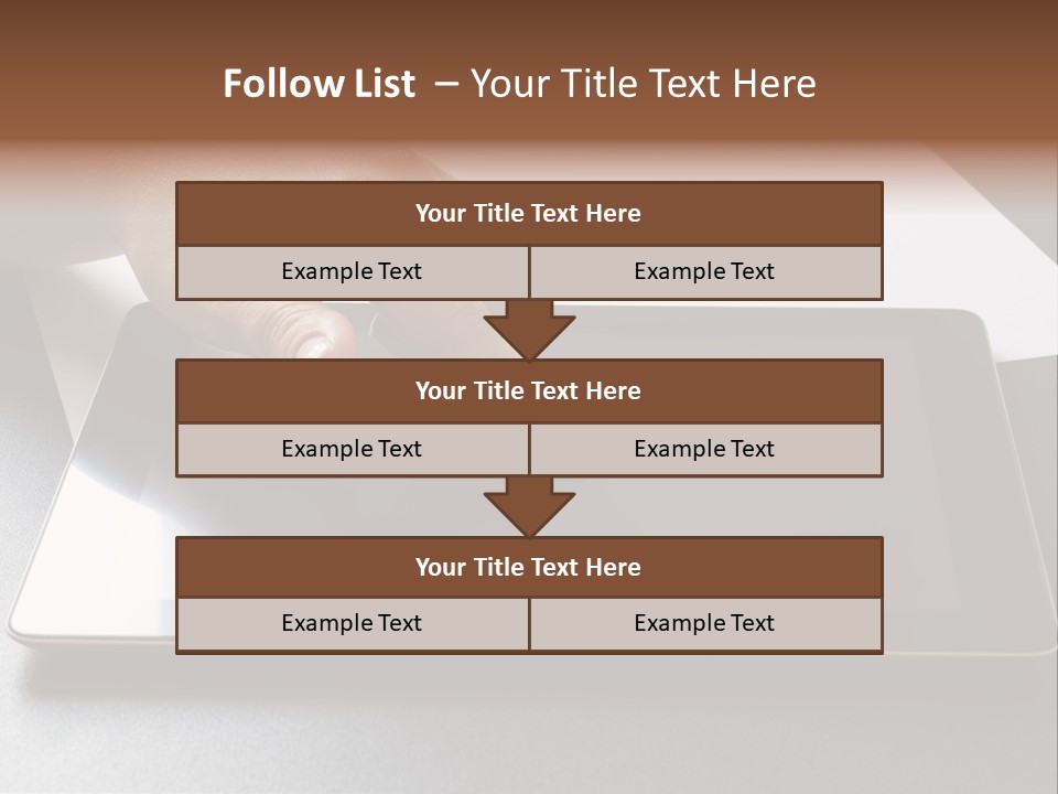 Data White Computer PowerPoint Template