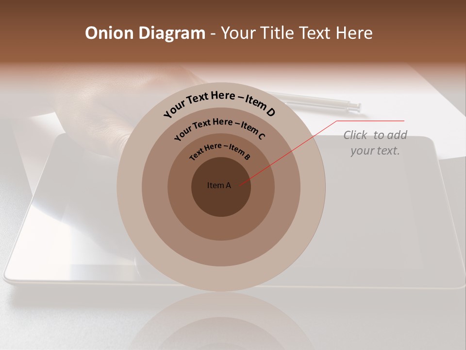 Data White Computer PowerPoint Template