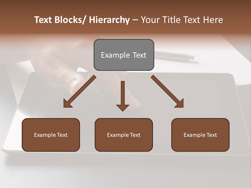 Data White Computer PowerPoint Template