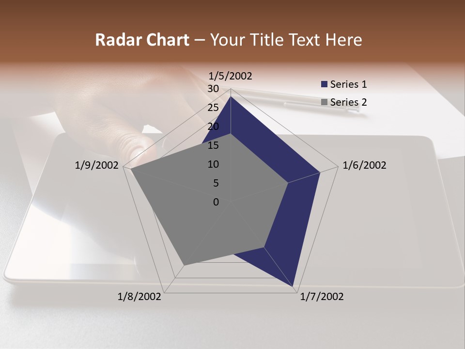 Data White Computer PowerPoint Template
