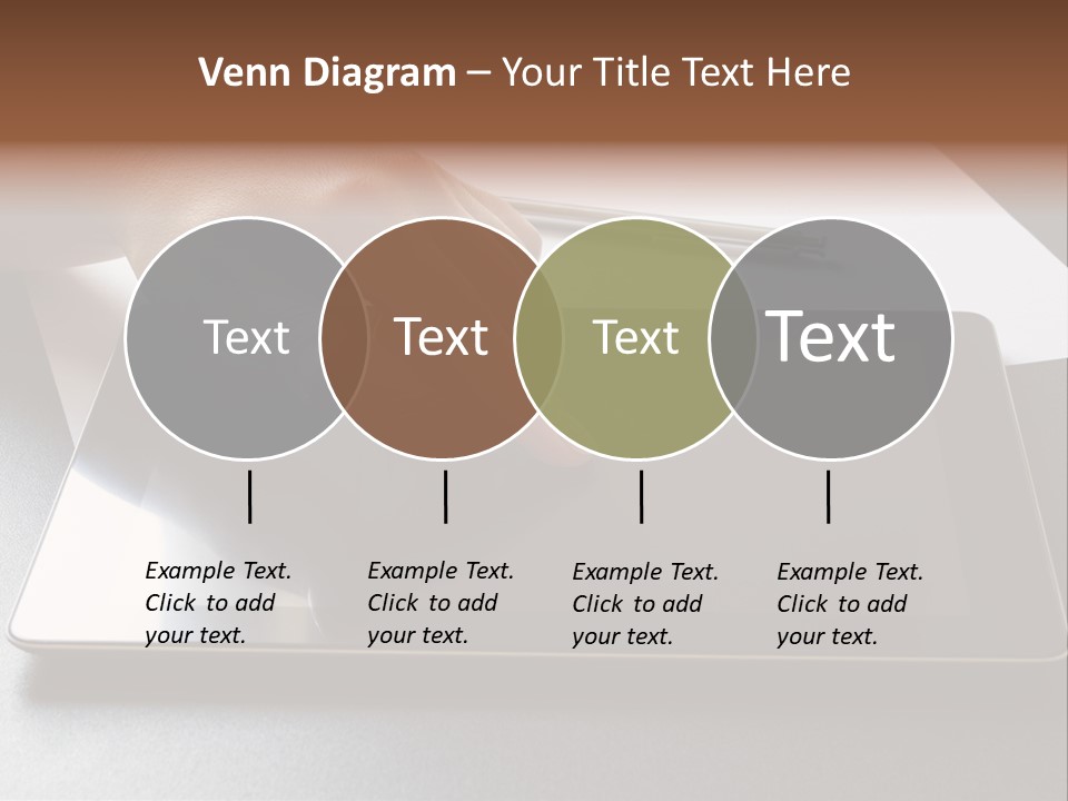 Data White Computer PowerPoint Template