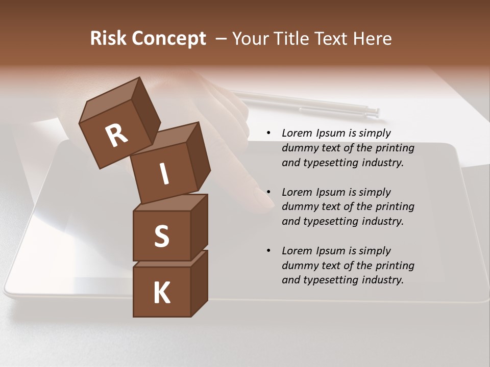 Data White Computer PowerPoint Template