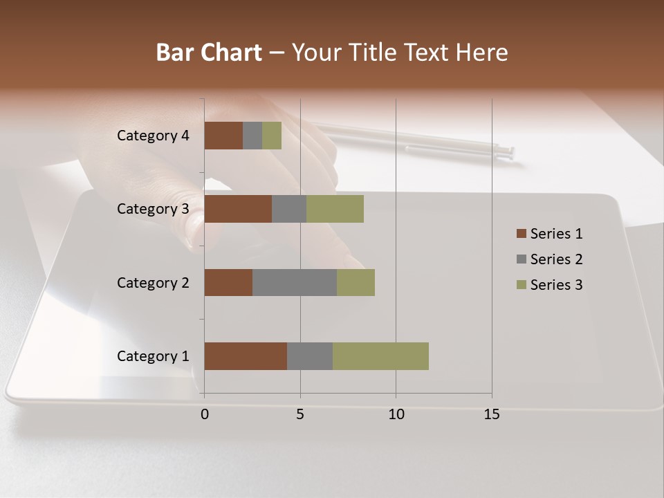 Data White Computer PowerPoint Template