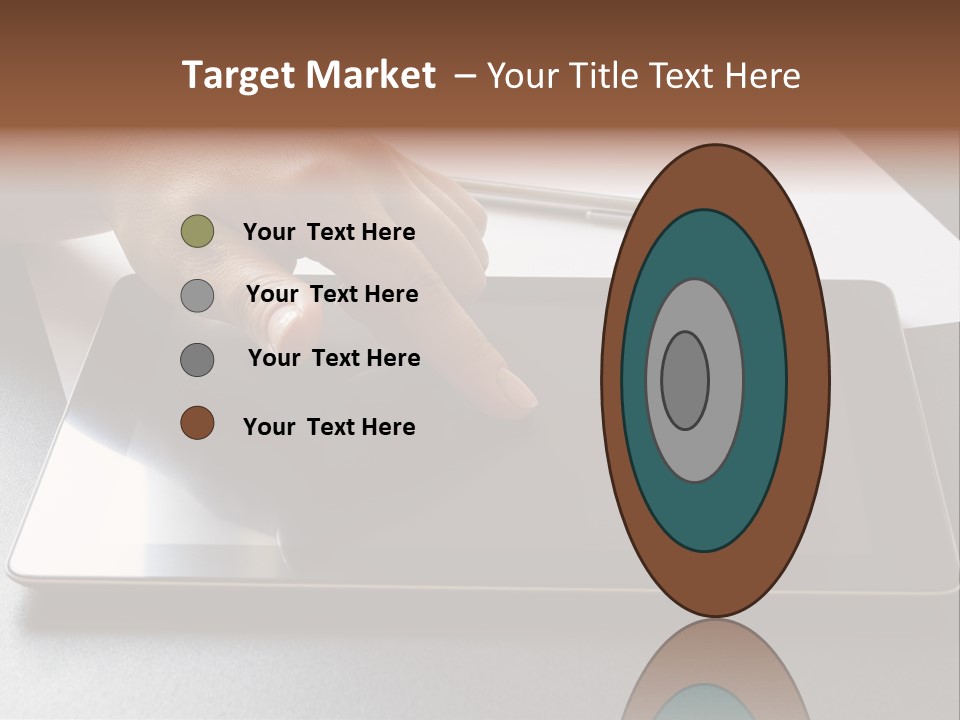 Data White Computer PowerPoint Template