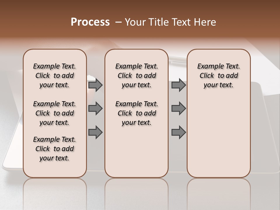 Data White Computer PowerPoint Template