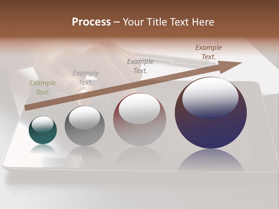 Data White Computer PowerPoint Template
