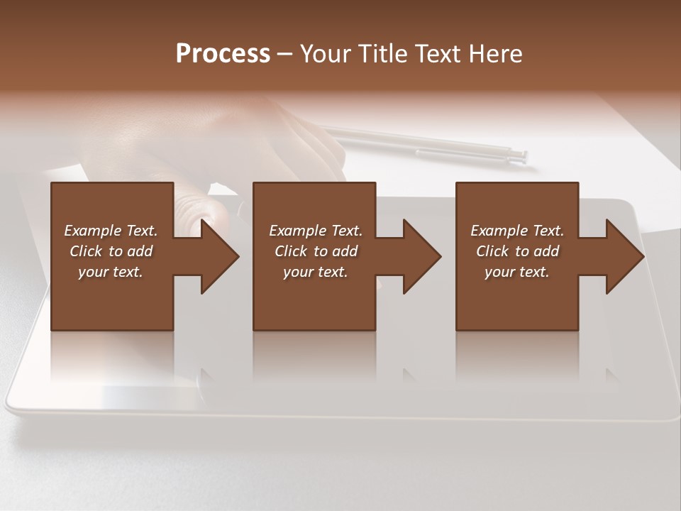 Data White Computer PowerPoint Template