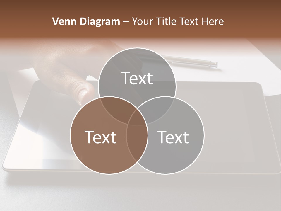 Data White Computer PowerPoint Template