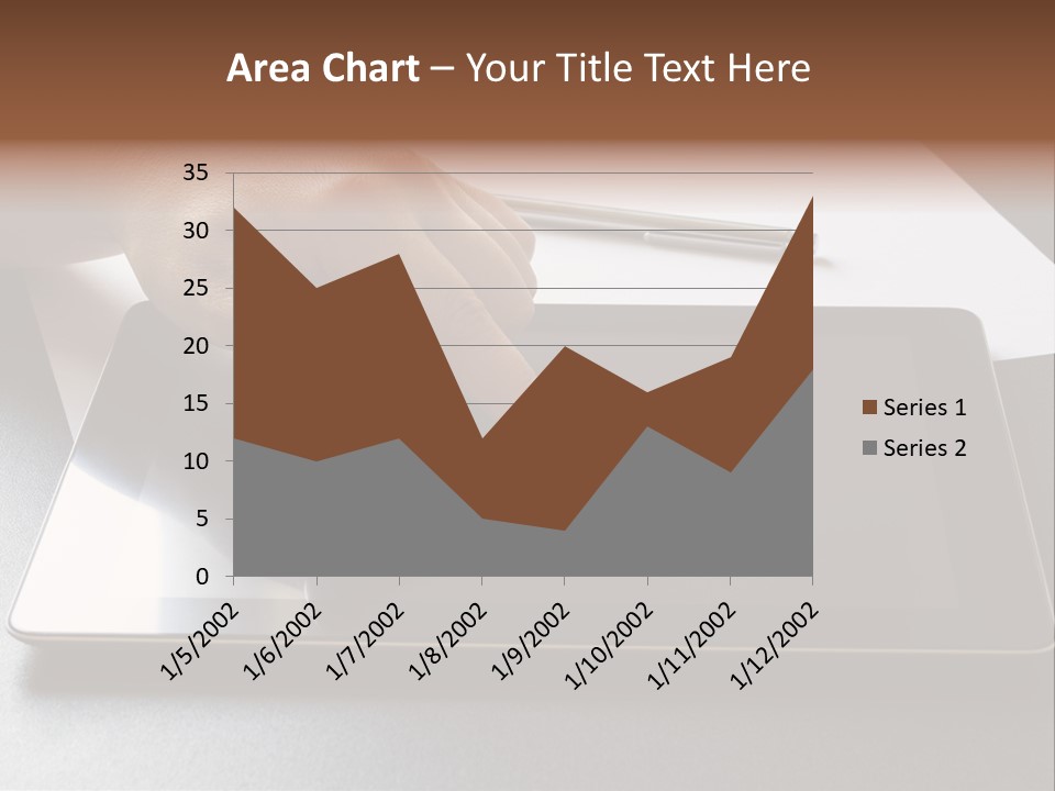 Data White Computer PowerPoint Template