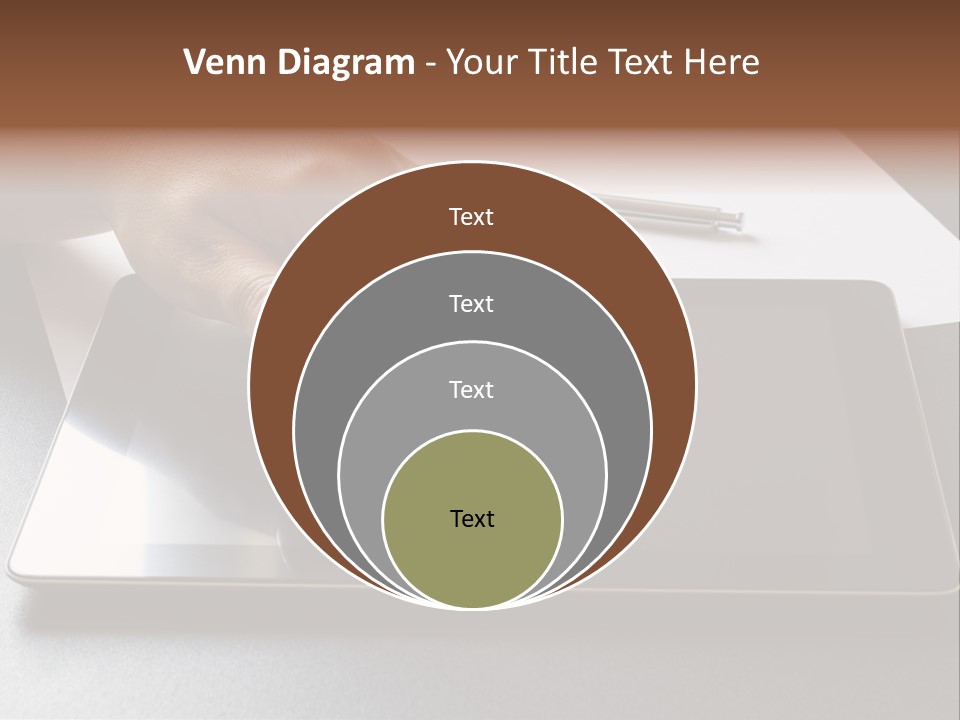 Data White Computer PowerPoint Template