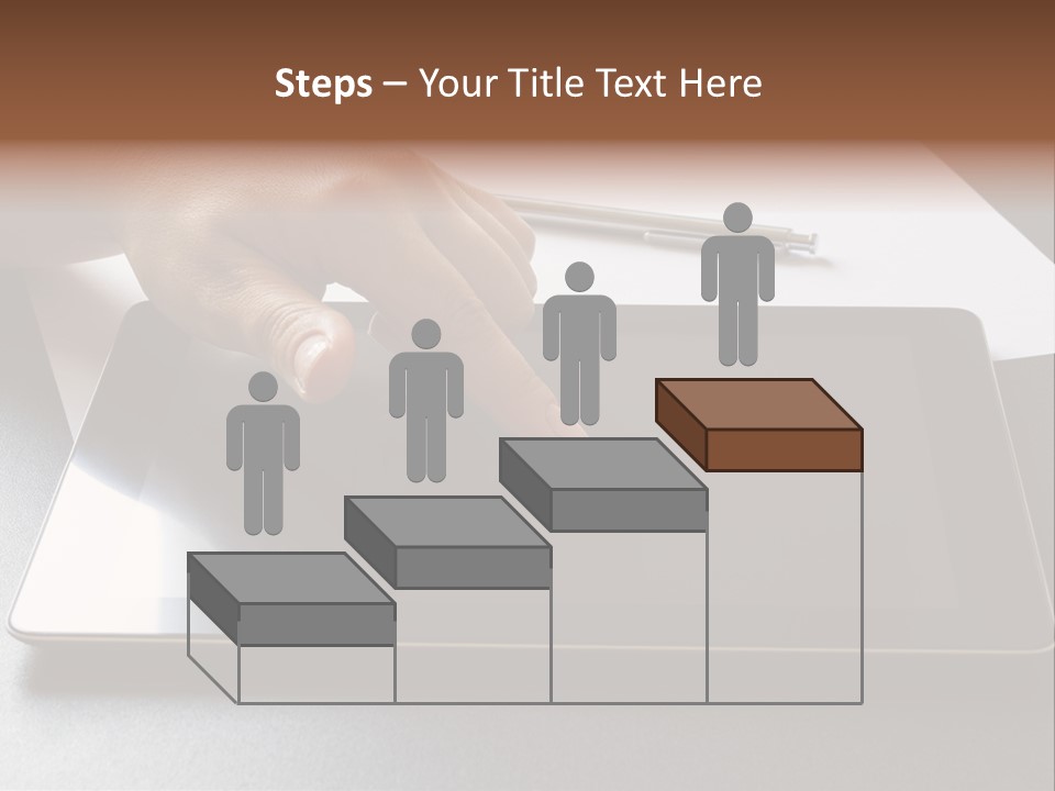 Data White Computer PowerPoint Template