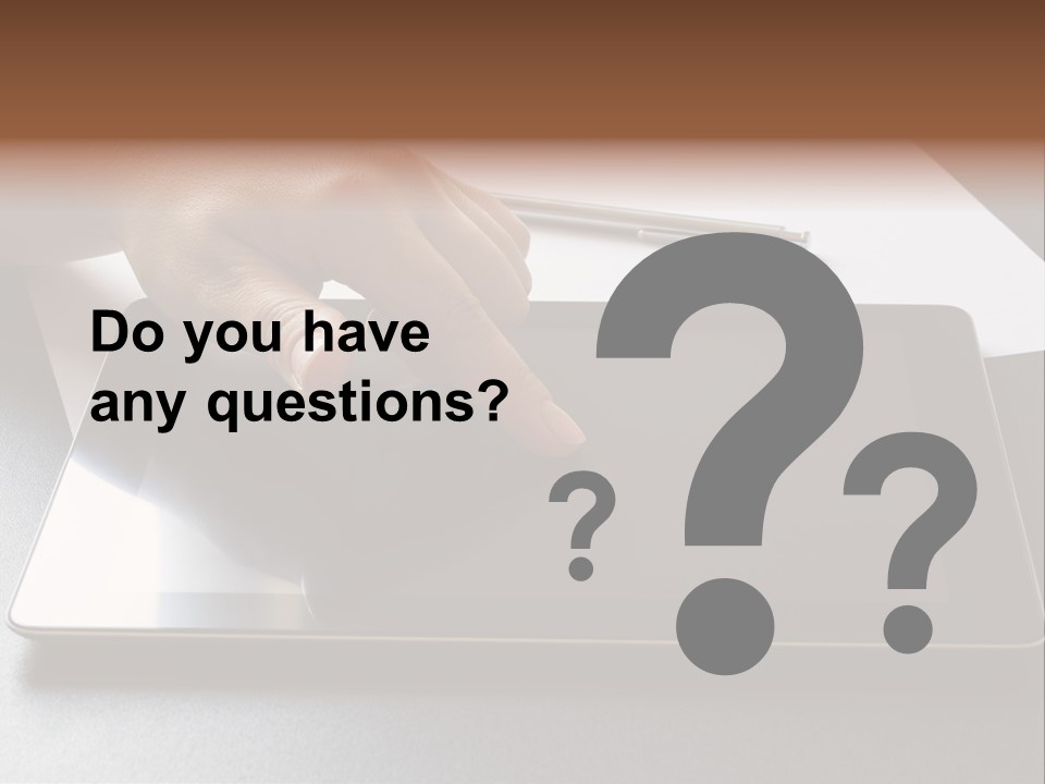 Data White Computer PowerPoint Template