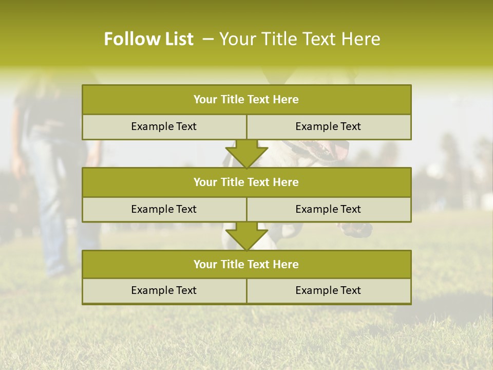 Green Activity Sunlight PowerPoint Template