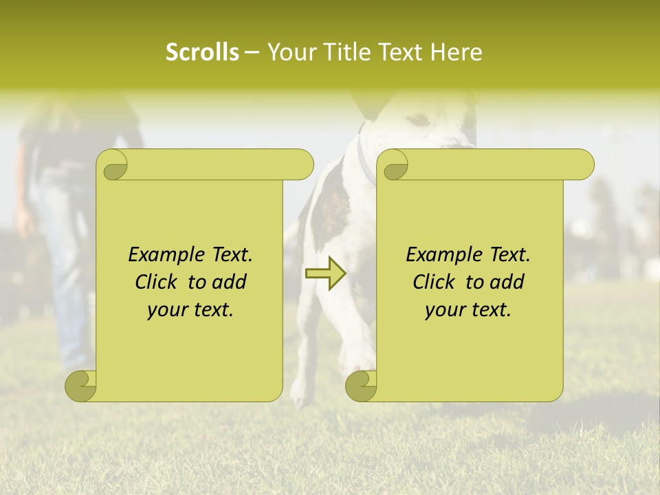 Green Activity Sunlight PowerPoint Template