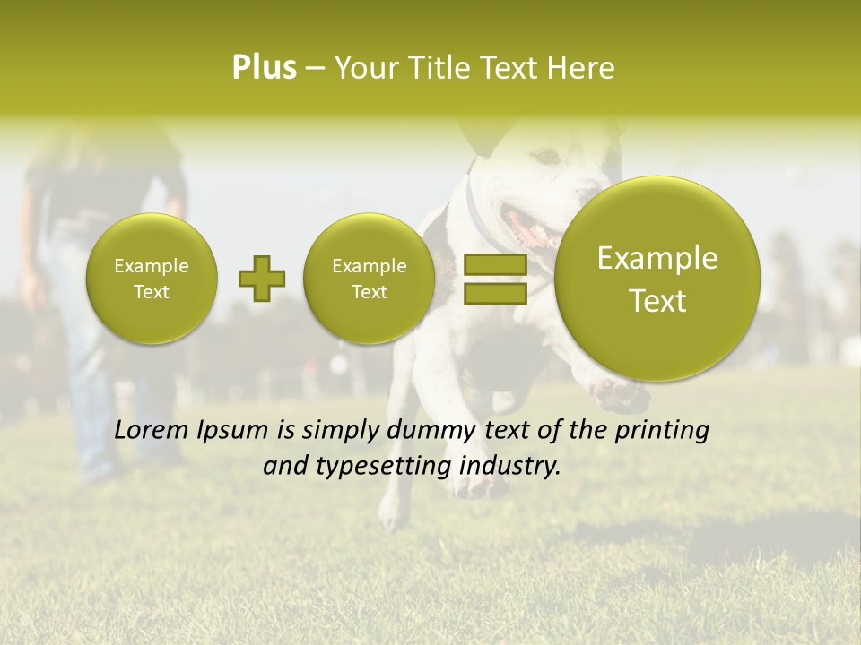 Green Activity Sunlight PowerPoint Template