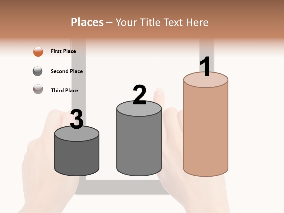 Organizer Woman Background PowerPoint Template