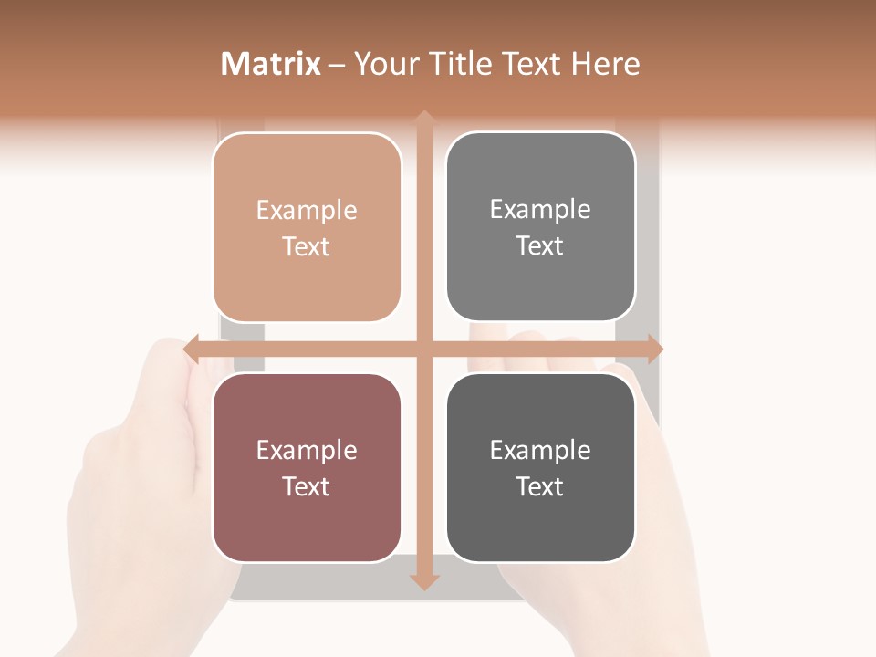 Organizer Woman Background PowerPoint Template