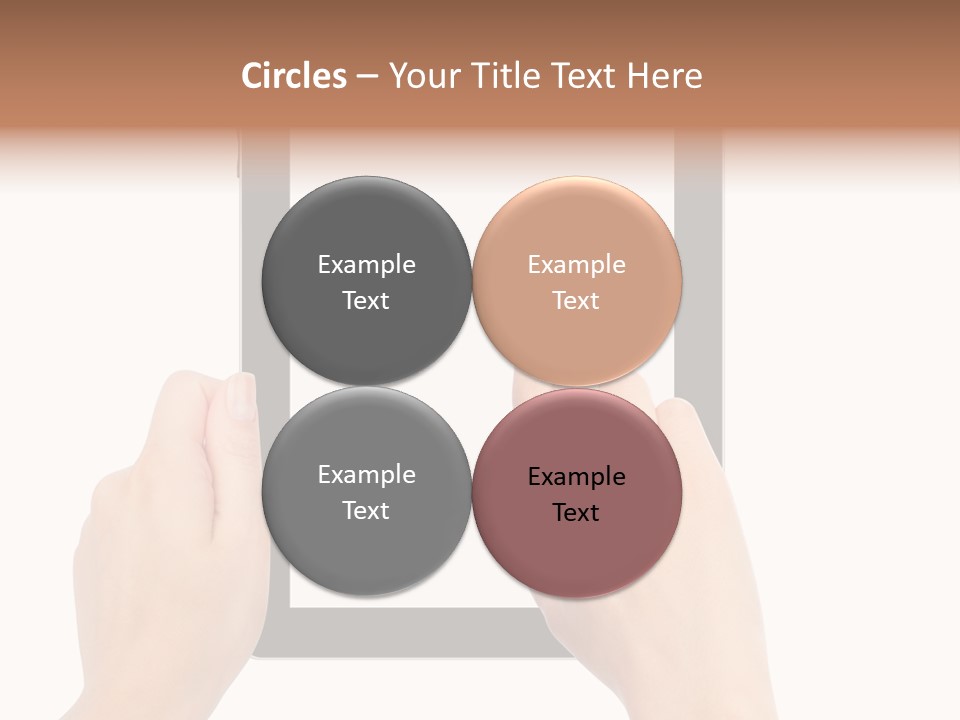 Organizer Woman Background PowerPoint Template