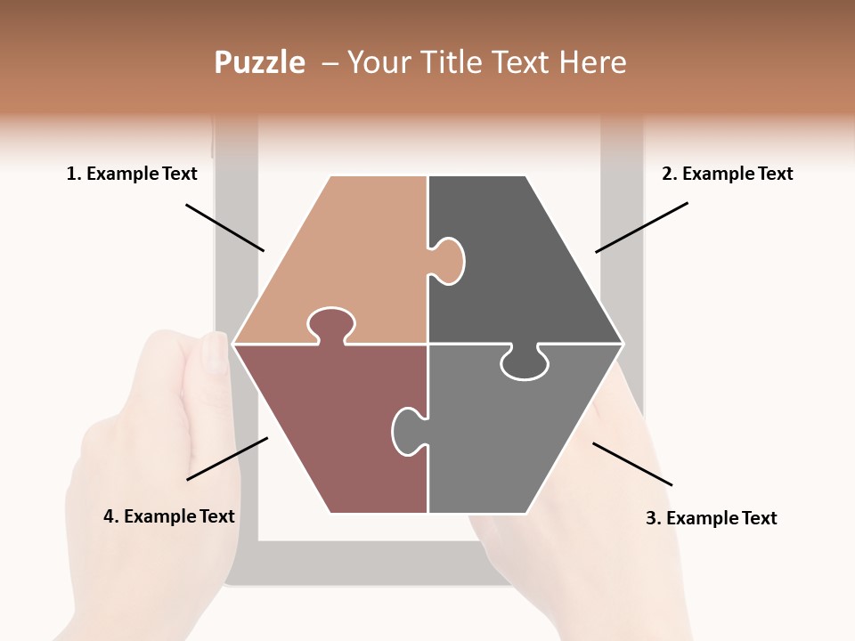 Organizer Woman Background PowerPoint Template