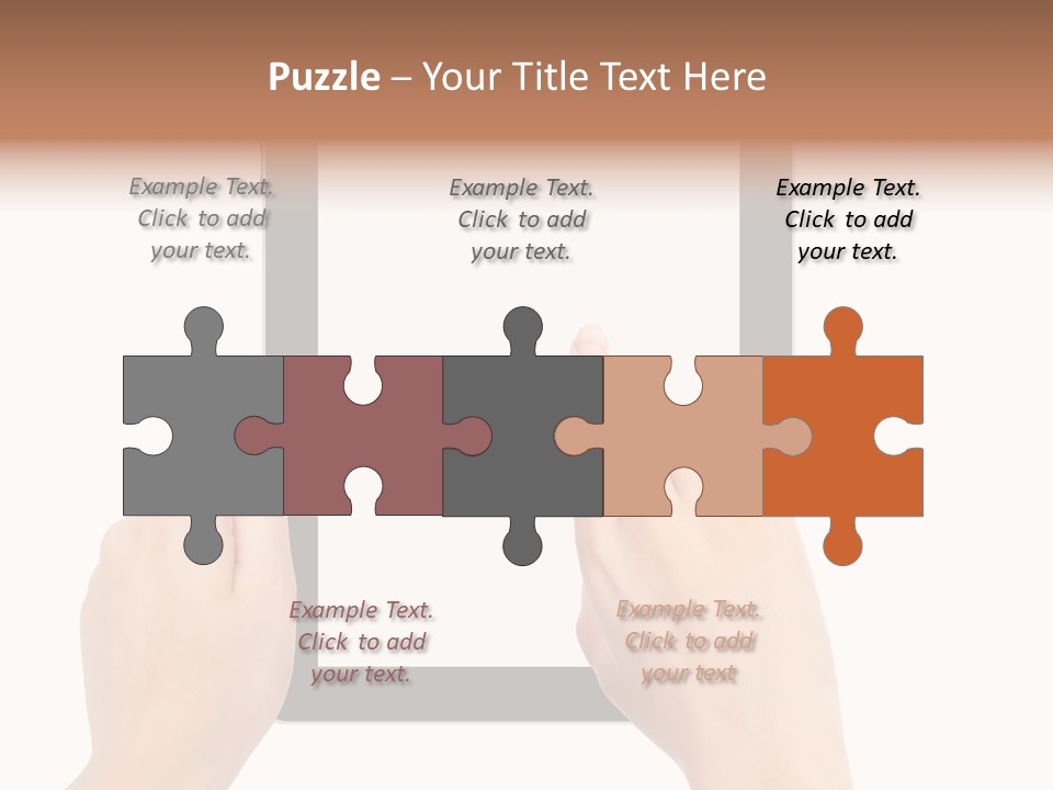 Organizer Woman Background PowerPoint Template