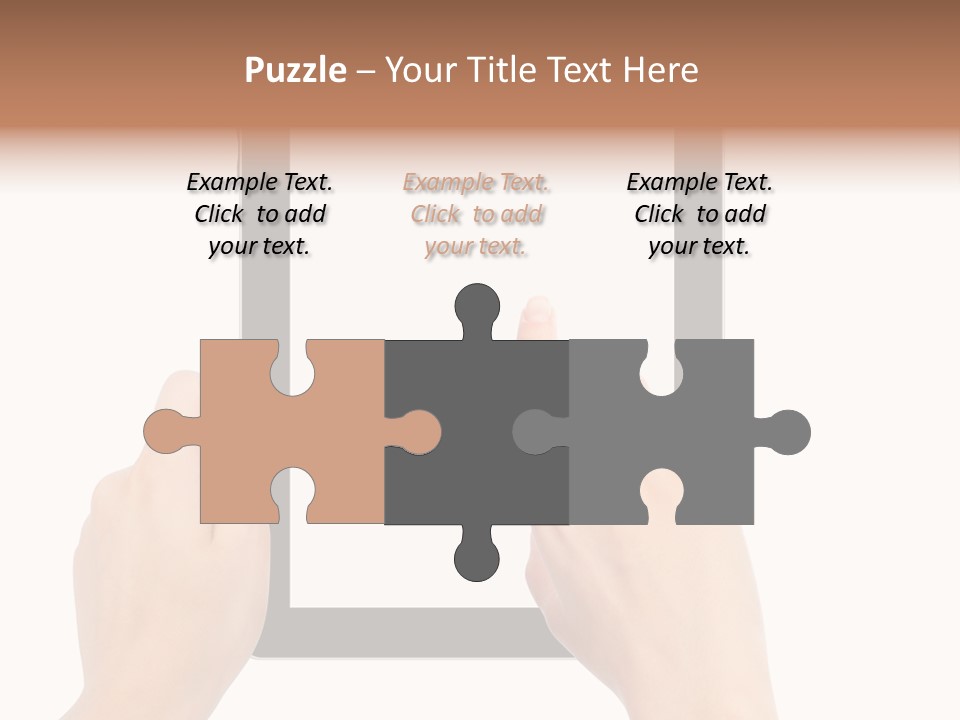 Organizer Woman Background PowerPoint Template